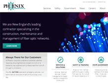 Tablet Screenshot of phoenix-fiber.com